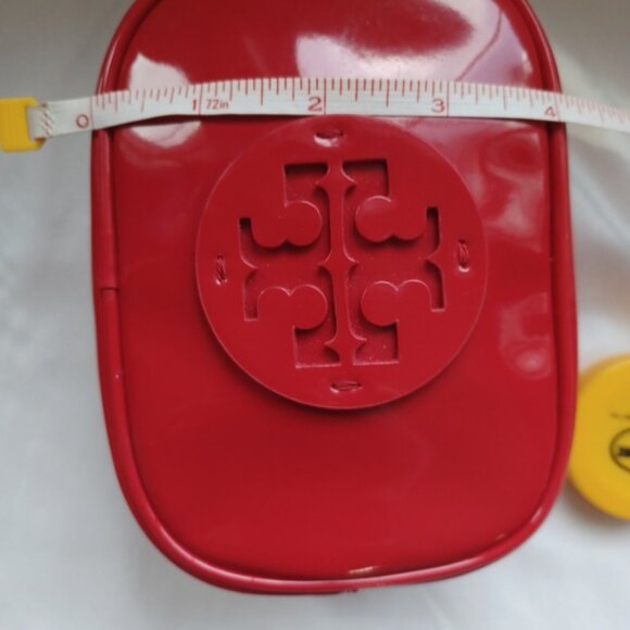 Red Tory Burch Cosmetic Case - Picture 8 of 9